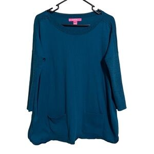 Lilly Pulitzer Cobo Boatneck Sweater Teal Color women’s size XS